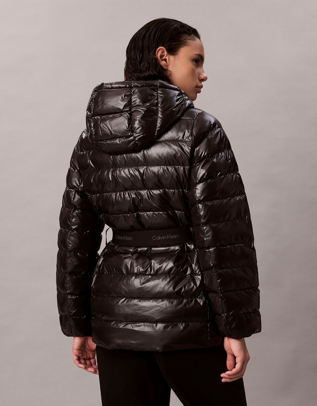 Calvin Klein - Lightweight Belted Puffer Jacket