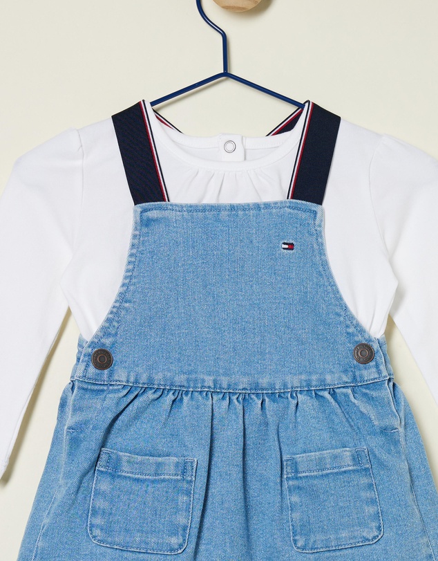 Tommy Hilfiger - Denim Dungaree Dress - Babies