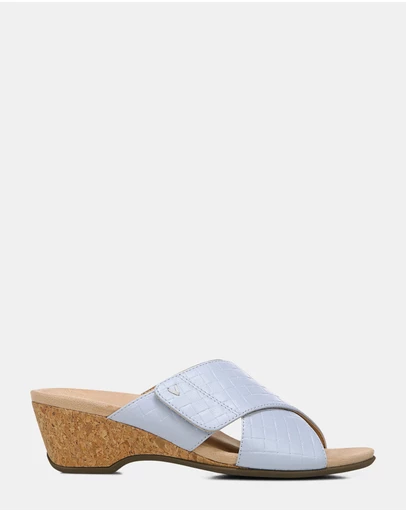 Vionic - Leticia Wedge Sandal - Blue Haze