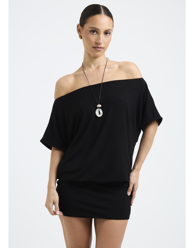 Alice In The Eve - Chantal Off Shoulder Mini Dress