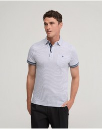 Oxford - Milo Cotton Jersey Printed Polo