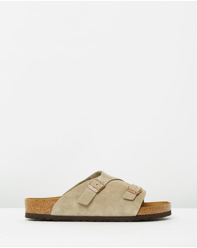 Taupe Suede Leather