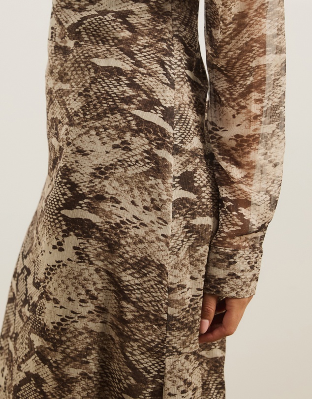 Atmos&Here - Keira Long Sleeve Midi Dress