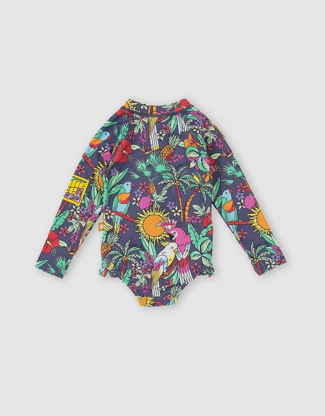 Goldie + Ace - Paradise LS Frill Swimsuit - Babies-Kids