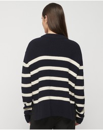FRIEND of AUDREY - Cotton Striped Knit