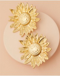 Native Sol - Follow The Sun - Sunflower Earring Studs