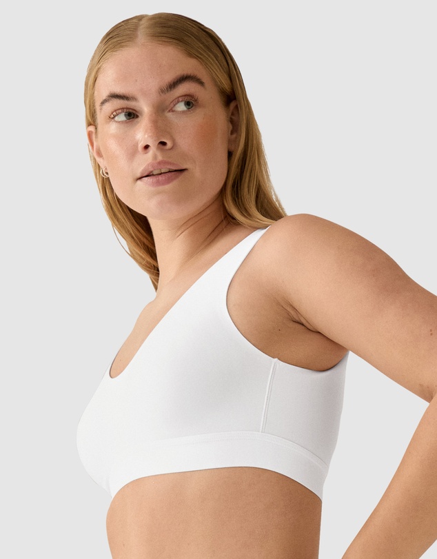 Naturana - Back & Side Smoothing Wirefree Crop Top Bra