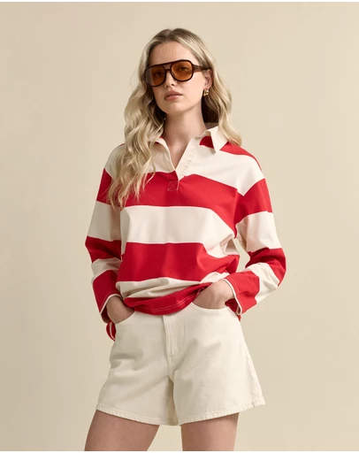 MVN - Striped Rugby Top