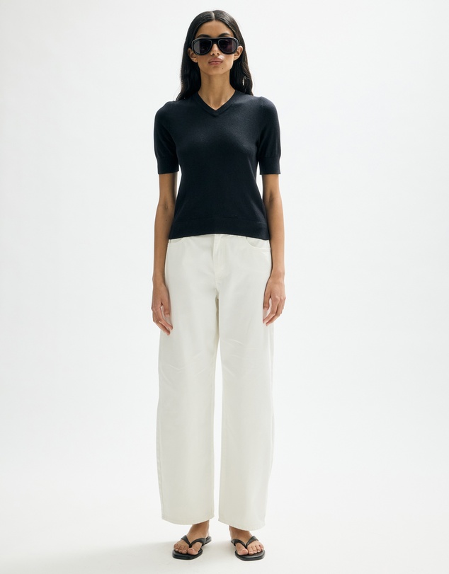 Minima Esenciales - Quentin Mid Rise Barrel Leg Jeans