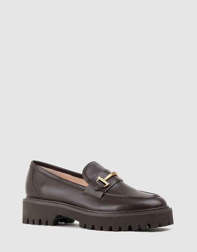 Edward Meller - GAVREL Chunky Moccasin with Bar Trim