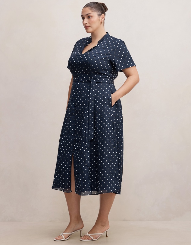 Forever New Curve - Therese Curve Short Sleeves Midi Dress