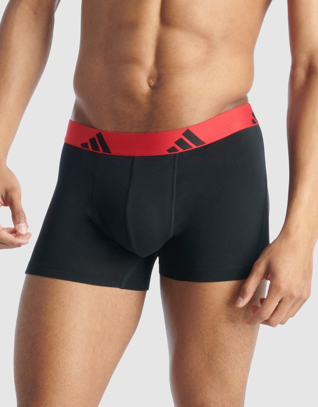 adidas Sportswear - 3 Pack Active Flex Cotton Trunk Underwear
