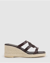 Edward Meller - MADERE Square Toe Slide Espadrille