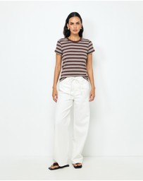 AERE - Stripe T-Shirt