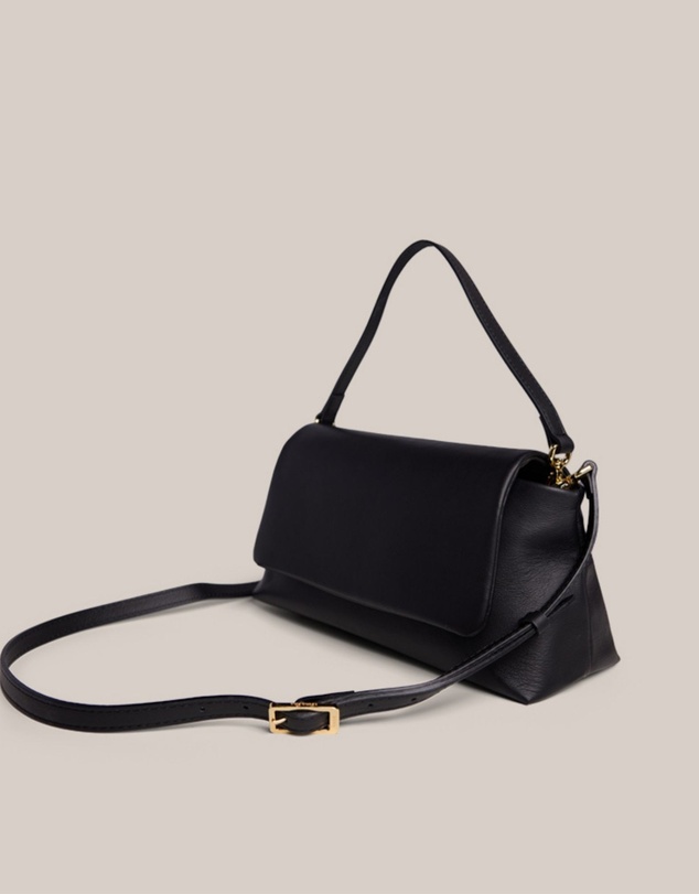 VESTIRSI - Celeste Black Clutch Crossbody Bag