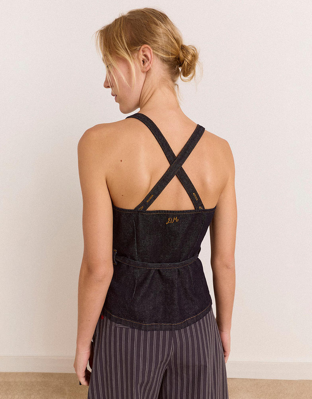 Damson Madder - Annabelle Apron Top