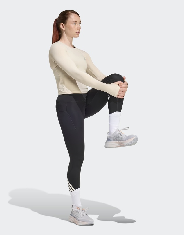 adidas Performance - adi365 Climacool 3 Stripes Running Full Length Leggings Womens