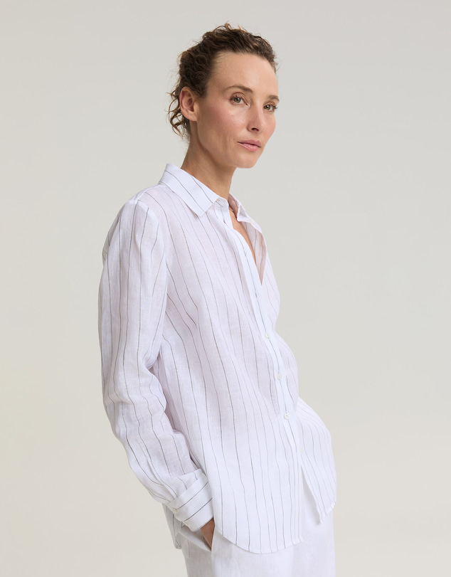 Sportscraft - Dahlia Stripe Linen Shirt