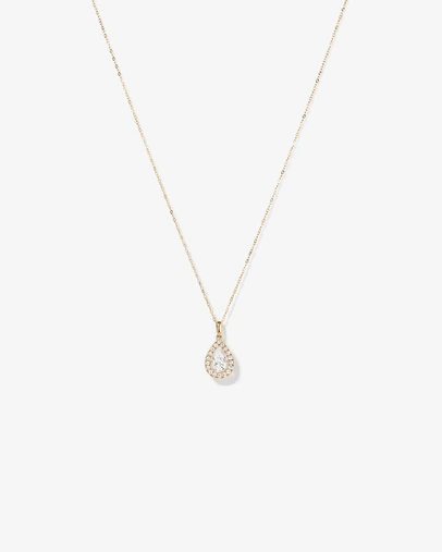 Michael Hill - Lume Lab Pear Pendant with 1.00 Carat TW of Laboratory-Grown Diamonds in 10kt Gold