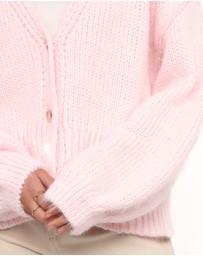Petal & Pup - Selina Wide Sleeve Cardigan - Pale Pink