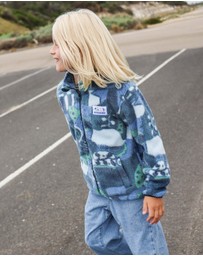 Skwosh - Shady Beaches Kids Polar Fleece Jacket