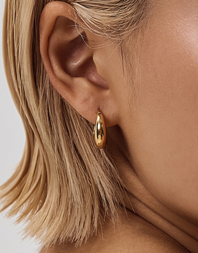 SAINT VALENTINE - Positano Hoops - Gold