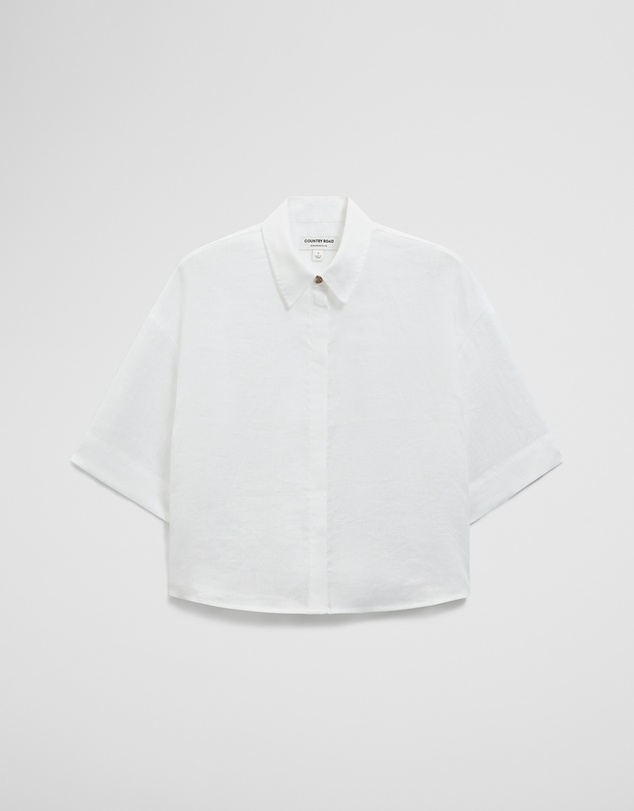 Country Road - Short Sleeve Linen Shirt