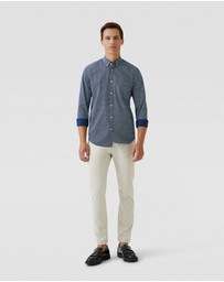 Oxford - Stratton Printed Cotton Shirt