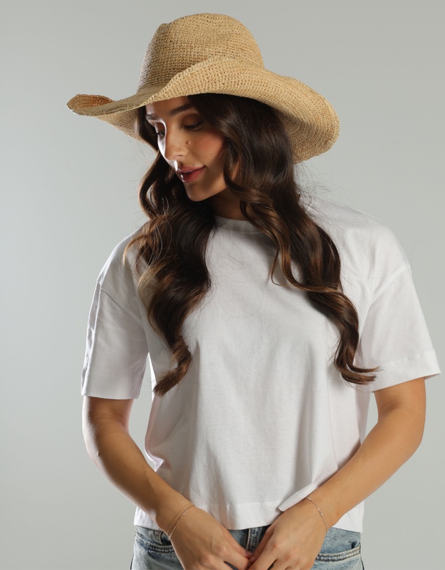 Morgan & Taylor - Rowyn Relaxed Cowboy Fedora in Natural