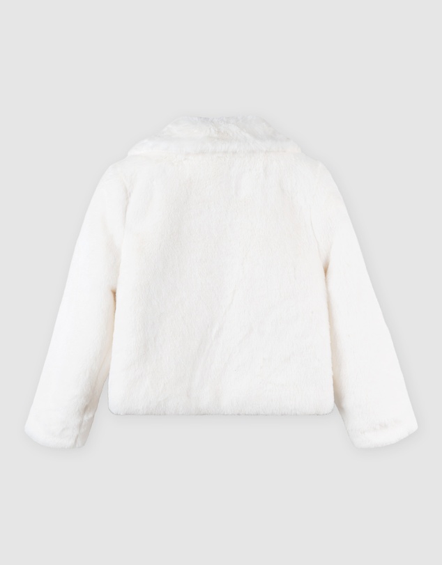 Designer Kidz - Charlotte Faux Fur Collared Jacket