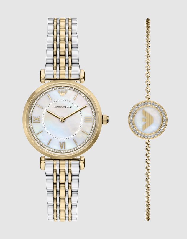 Emporio Armani - Two Tone Analogue Watch