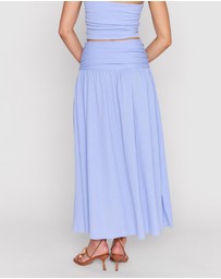 MINKPINK - Luna Yoke Detail Maxi Skirt