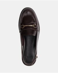 Wittner - Alexia Leather Slingback Loafers