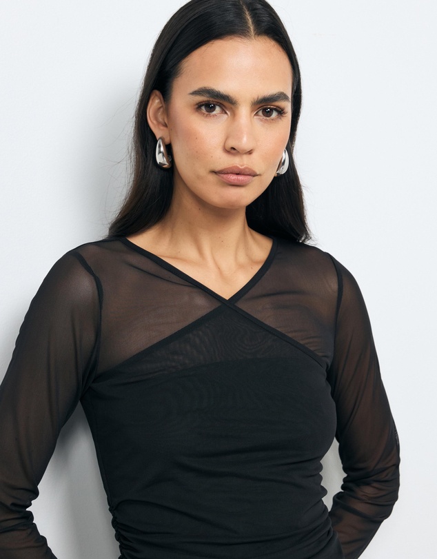 AERE - Aura Crossover Mesh Top