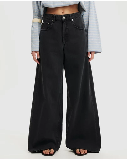 Cotton On - High Rise Wide Jeans