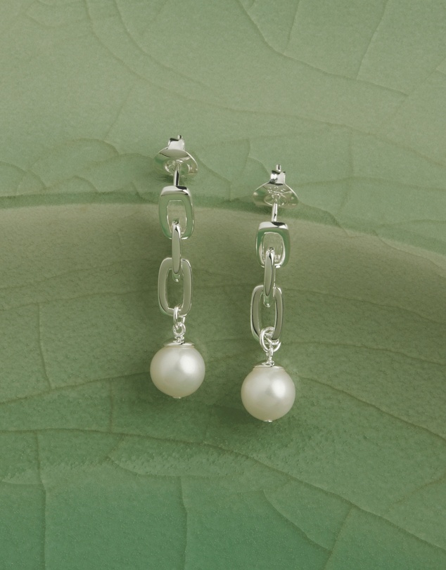 Najo - Clair de Lune Silver Earrings