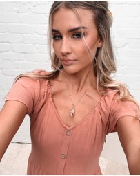 Esther & Co - Celie Dress - Rust