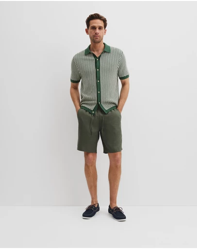 Country Road - Organically Grown Linen Drawcord Short