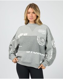 All About Eve - Kyoto Vintage Panel Crew Grey Marle