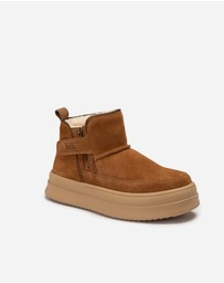 Ozwear Connection Uggs - Ugg Tag Zipper Ankle Boots