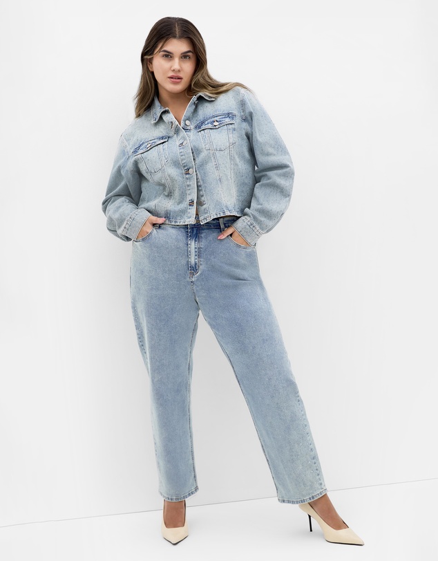 City Chic - Denim Star Jacket