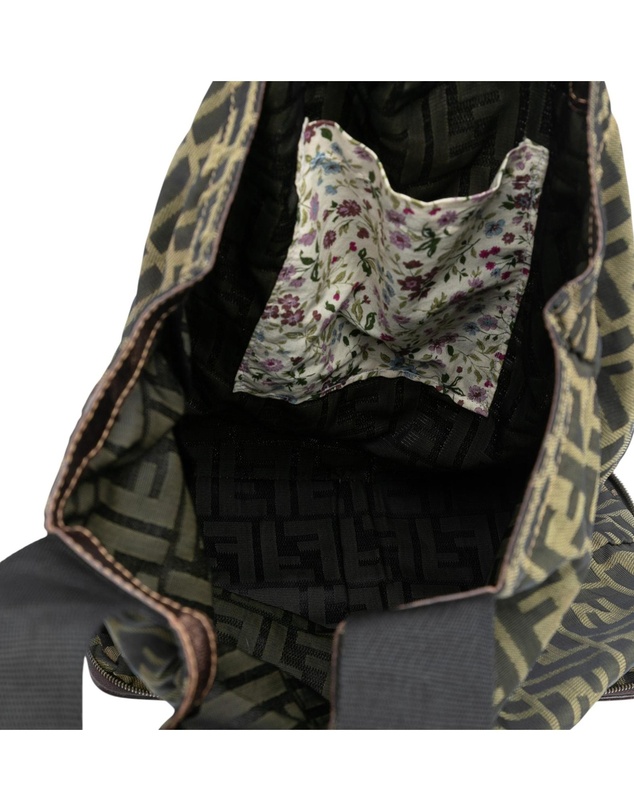 Pre-Loved by Azura Reborn - Pre-Loved Zucca Canvas and Nylon Foldable Tote