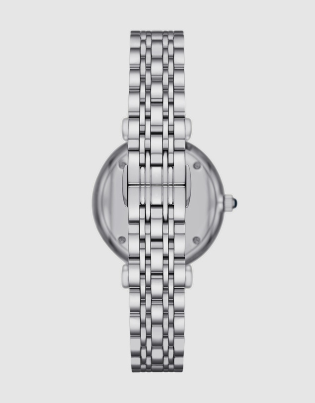 Emporio Armani - Silver Tone Analogue Watch