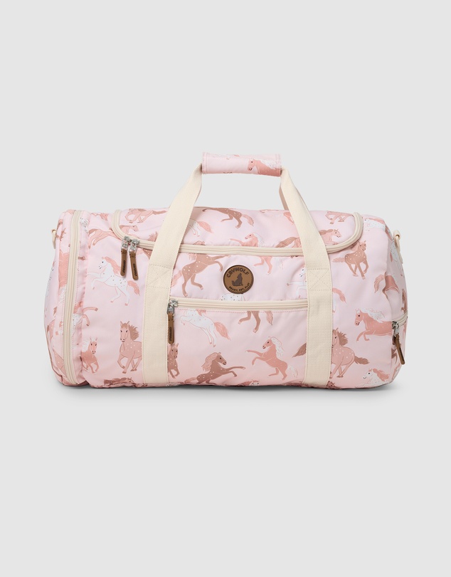 Crywolf - PACKABLE DUFFEL Blush Ponies