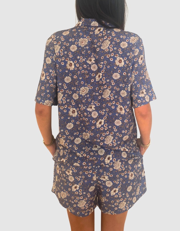 SILK MAGNOLIA - Floral Bamboo Pyjamas