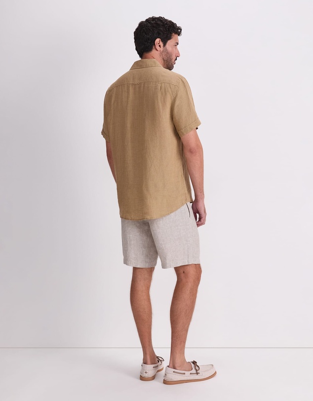 Sportscraft - Short Sleeve Delave Linen Shirt