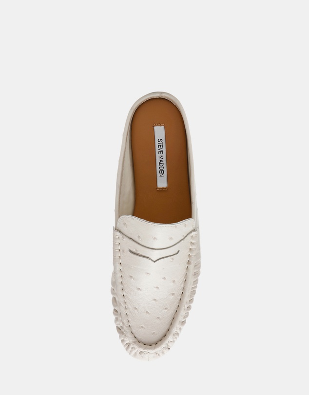 Steve Madden - Rafe-Ost Bone Leather Loafers