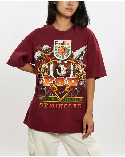 Vintage by The Real Deal - Pre Loved - 1996 NCAA Florida State Seminoles Tee