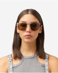 Hawkers Co - HAWKERS One Flex - Metallic Brown Coffee Sunglasses for Men and Women