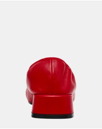 Steve Madden - Pricilla Red Leather Heels